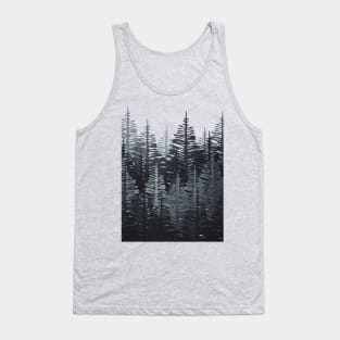 Pine Forest - Black & Grey Tank Top